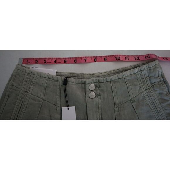 Joe's GC8LLS4111 Women Sz 28 Sea Grass Green The Penelope Hi-Waisted Shorts $148 - Picture 6 of 12